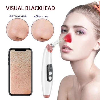 

Blackhead Remover Face Deep Cleaner T Zone Pore Acne Pimple Removal Vacuum Visual Blackhead Suction Instrument Clean Skin Tool