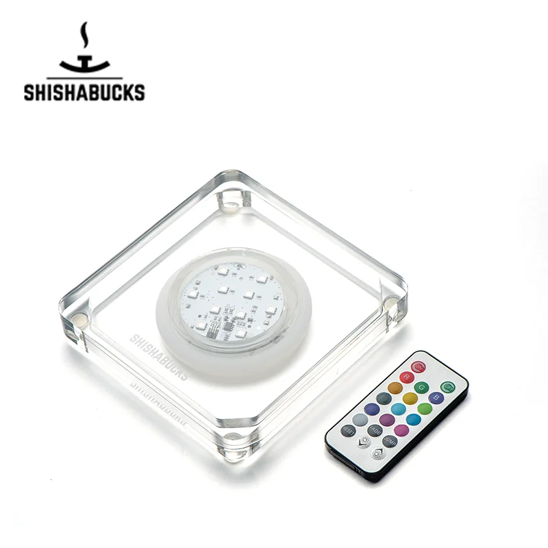Shishabucks LED Stand Hookah Square stand Acrylic Led Stand