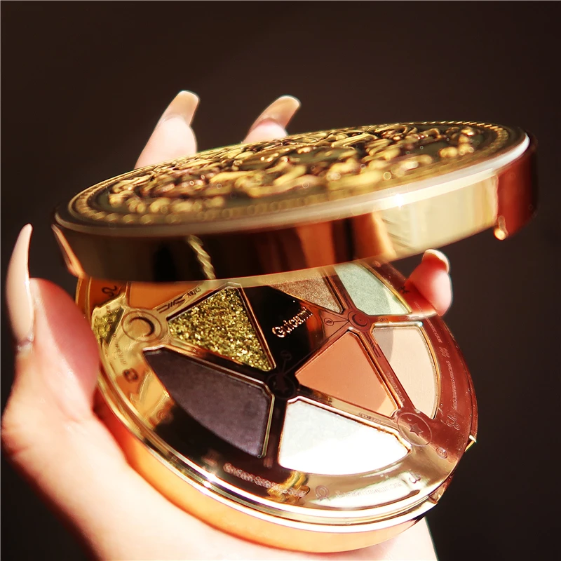 GUICAMI Lucky Coin тени для век Pallete Sunrise телесного цвета матовые макияжа Палитра