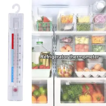 

Household Fridge Dial Thermometer Freezer Refrigerator with Hook ABS Mini Temperature Meter Measurement Tool