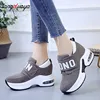 platform wedge sneakers ladies shoes sneaker casual shoes trainers women female shoes black red sneakers women tenis feminino ► Photo 2/6