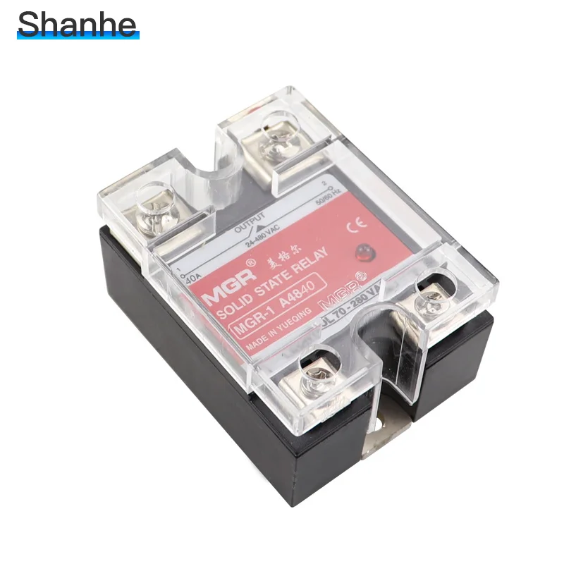 A4840 SSR 25A 40A 60A 80A AC-AC твердотельные качественные товары MGR-1 A4825 Mager MGR - Габаритные размеры: A4840