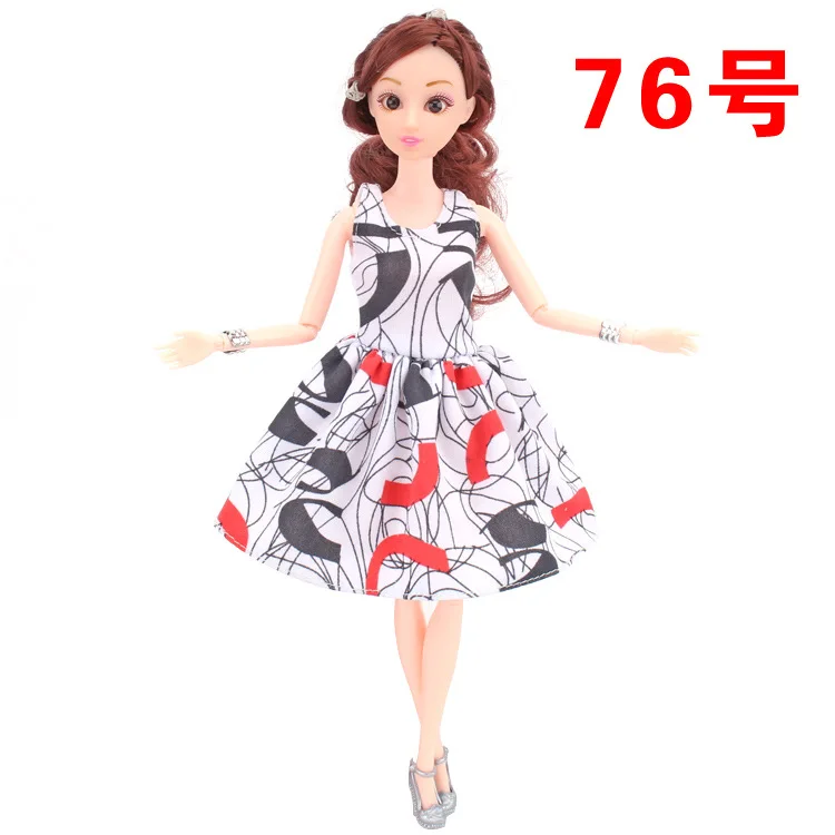 Doll Clothes 30cm Doll Handmade Fashion Short Skirt Outfit Daily Casual Wear Bjd Doll Clothes Doll Accessories Toys for Girls - Цвет: Only clothes No. 76