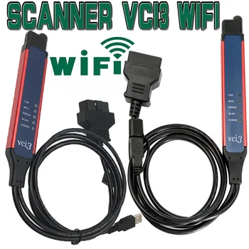 

2020 Newest VCI3 V2.40 Quality A+ Large Cable SDP3 VCI3 Scanner WIFI 2.40 for Wireless VCI-3 Truck Diagnosis 2.31 instead VCI2