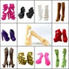 1pair High Quality Original Shoes for Monster High Doll High Heel Shoes Dolls Accessories Booties For 1/6 Demon Monster Dolls ► Photo 3/6