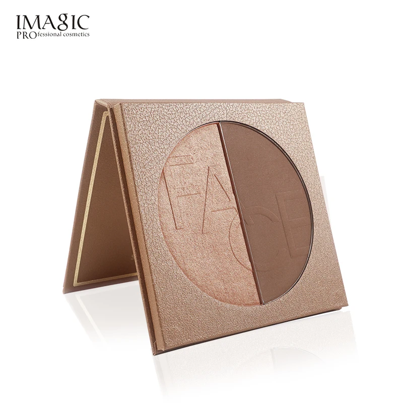 2-color Highlighter Palette 3D Illuminator pastel Makeup highlighter bronzer for contouring highlighters Face powder |