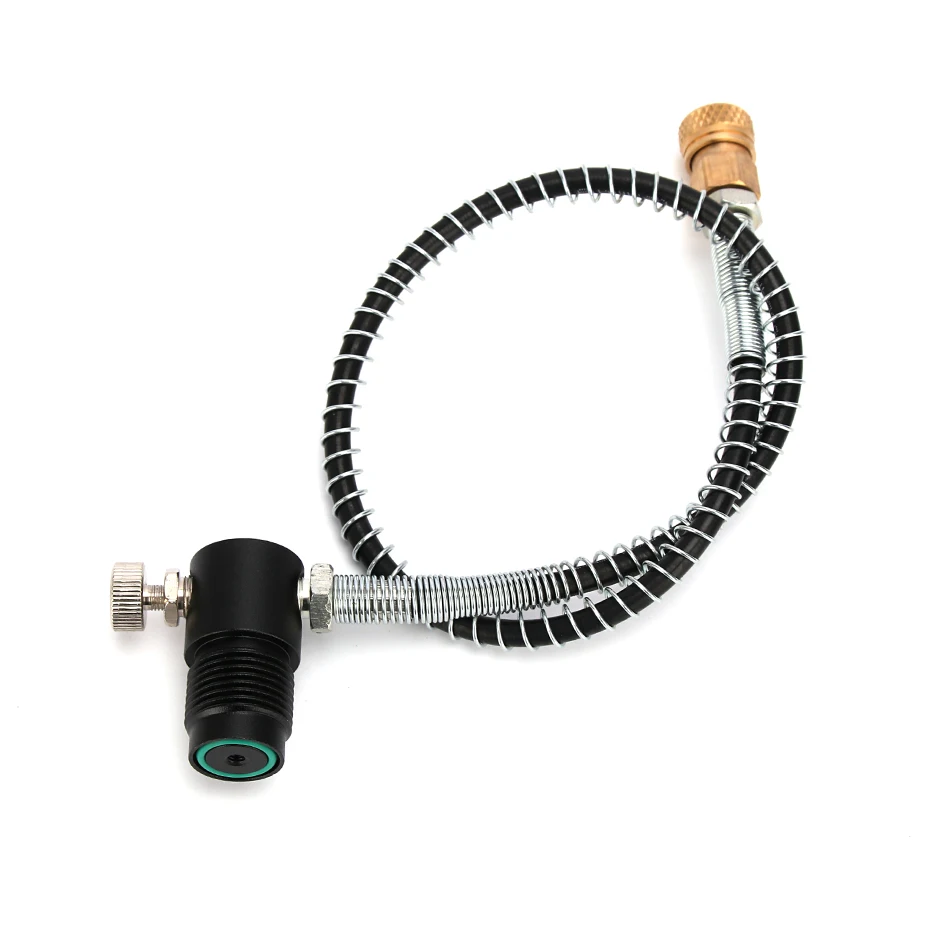 

PCP Scuba Diving Valve Filling Station CO2 Filling Valve G5/8 300bar Small Gauge Carbon Fiber Cylinder Air Refill Adapter