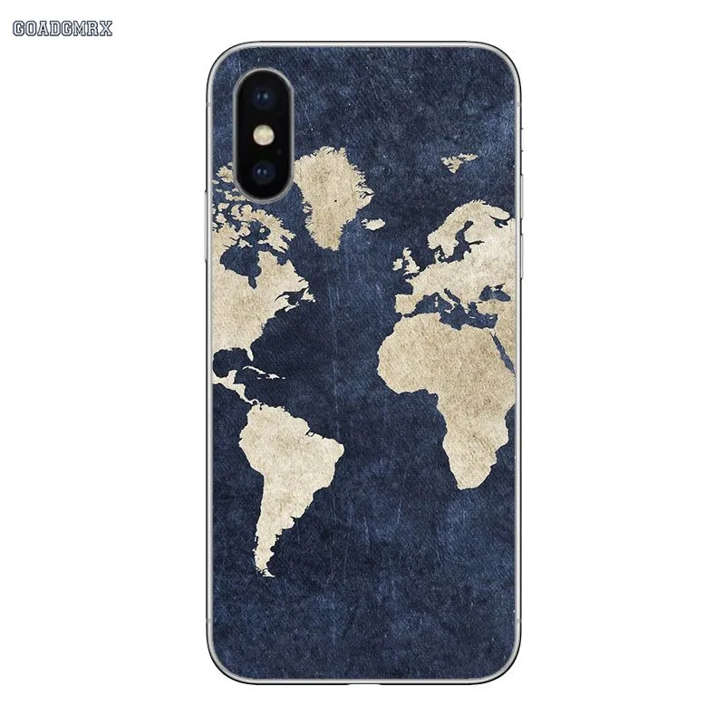 Карта мира, план путешествия, Роскошный чехол для huawei P Smart G7 G8 P7 P8 P10 Plus P20 P30 Pro P9 Lite Mini TPU силиконовый чехол