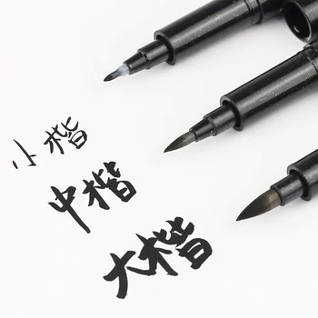 

1PC Calligraphy Pen Multifunction Brush Pen Markers Art Writing Office School Supplies Stationery Student Black Ink Markers