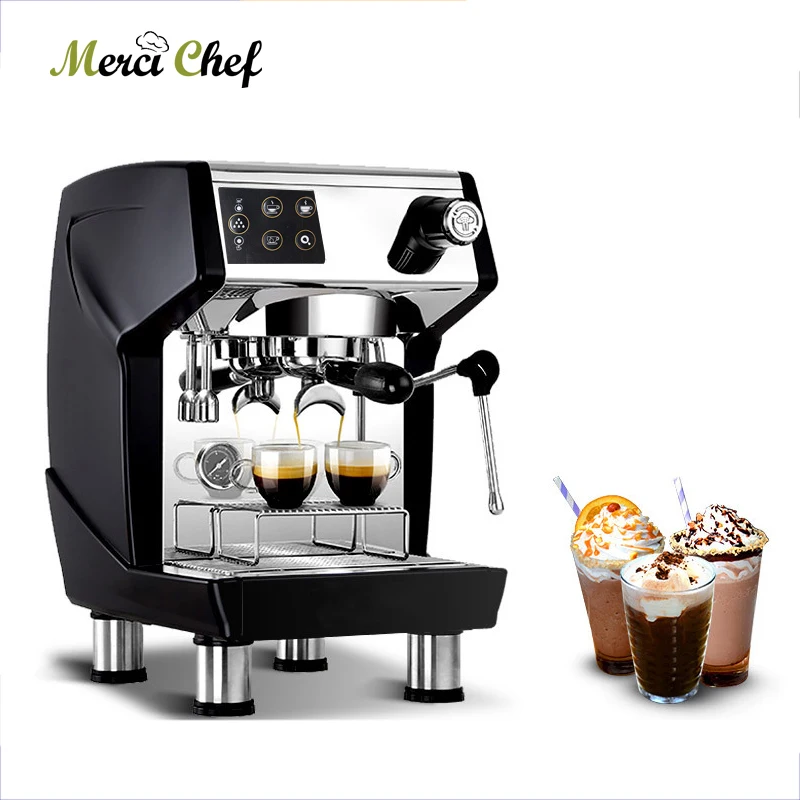 

ITOP Semi-automatic Coffee Maker Stainless Steel Commercial Italian Espresso Coffee Machine 15Bars Cafe Machine 220V