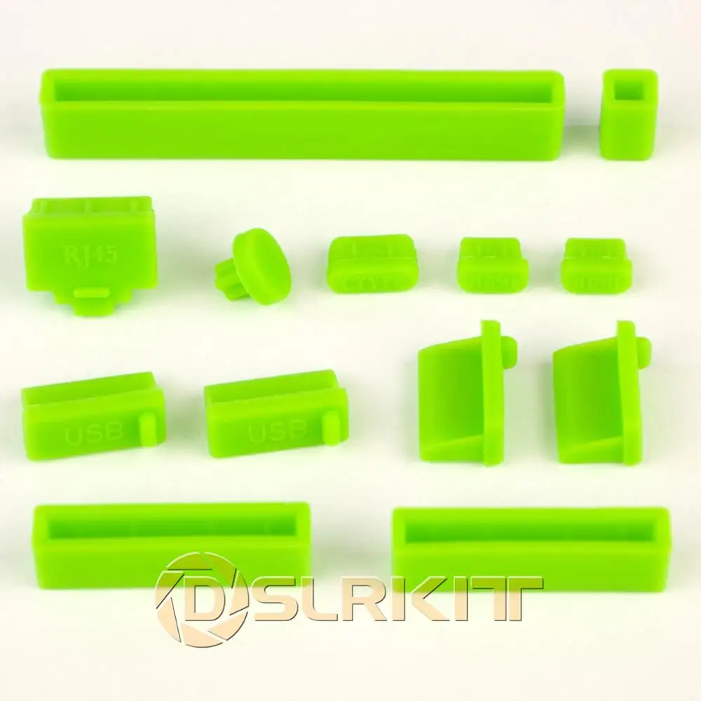 Green DSLRKIT Пылезащитная заглушка для Raspberry Pi 4 4B Пробка Крышка GPIO USB MIPI DSI CSI HDMI - Цвет: Green