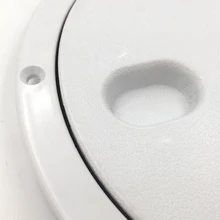 Закручивающаяся палубная пластина, крышка люка для доступа, белый пластик, внутренний диаметр 230 мм/9 дюймов Для Лодочной кабины