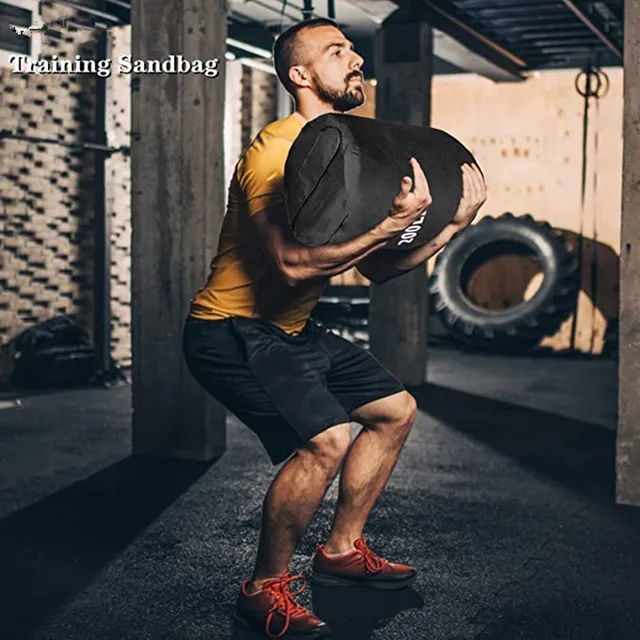 Sandbag Per Allenamento 50-250LB - Sacchetto Di Sabbia Regolabile Per Fitness, Boxe E Functional Training - Foto 7