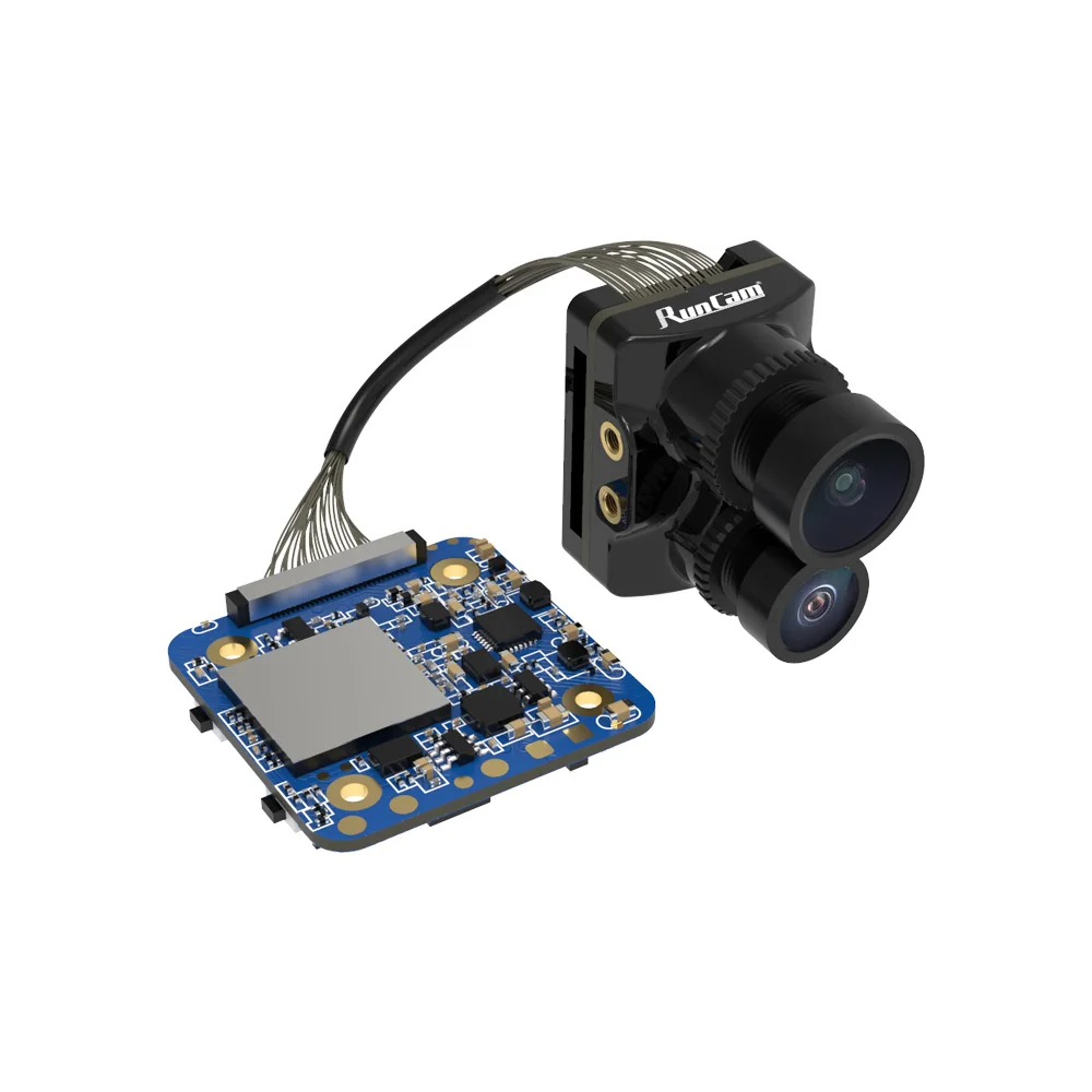 RunCam Hybrid 2 Upgraded 4K FPV and HD Recording Camera with Dual Lens, FOV 145° , Phoenix 2 Analog Sensor