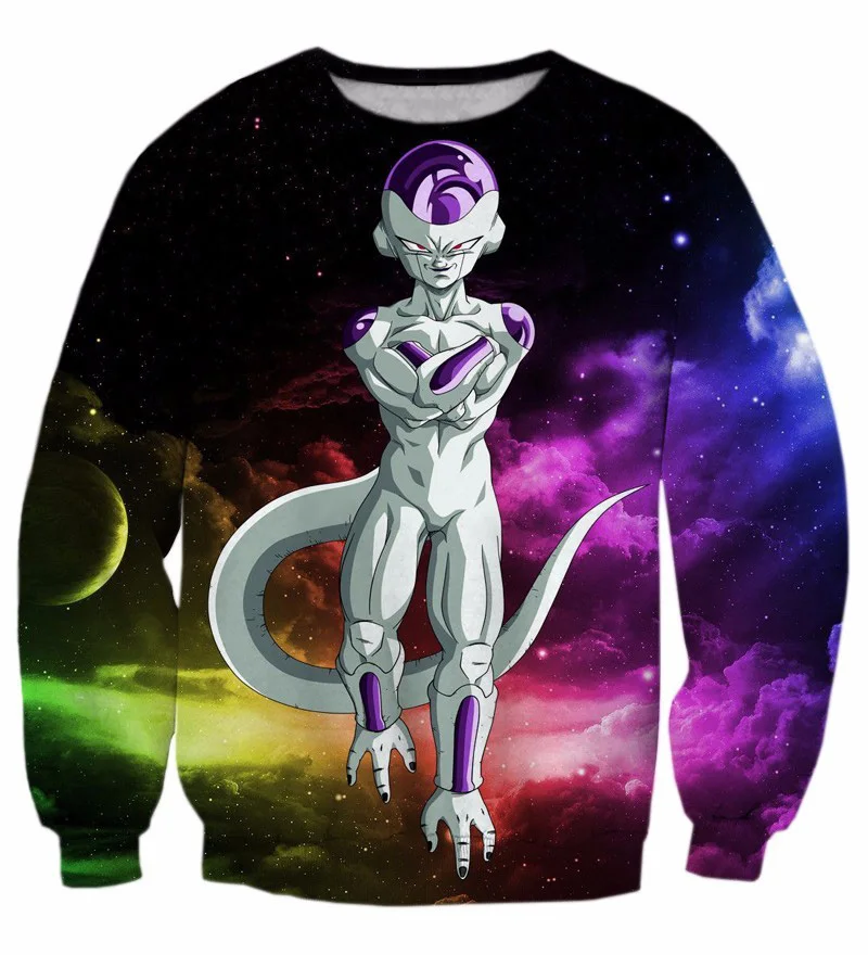 color as the picture PLstar Cosmos Новая модная Толстовка аниме Dragon Ball Z Kid Goku and Master Roshi 3d принт для мужчин и женщин пуловер с круглым вырезом - Цвет: color as the picture