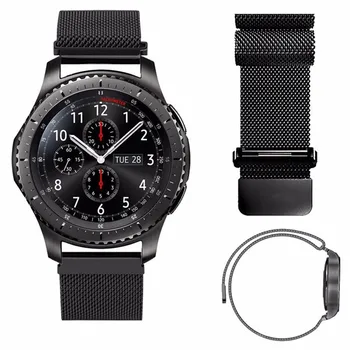 

22mm universal Milanese Stainless Steel Wrist Strap for Huawei Watch GT Active 2 pro Band Strap Honor Magic Watch Bracelet man