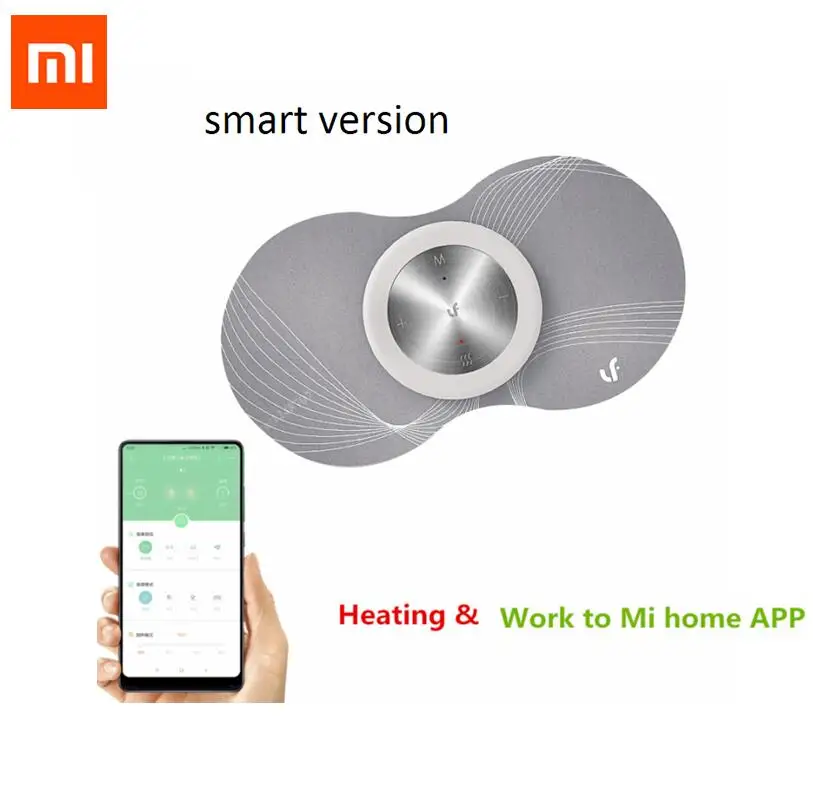 Gray Massager Xiao mi jia LF умный теплый Массажер для мышц тела Расслабляющий Женский Менструальный массажер Волшебные наклейки для mi home app(на английском языке) APP - Цвет: Gray Massager