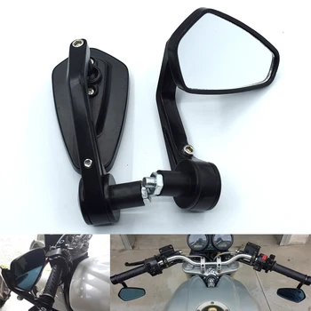

Universal Motorcycle 7/8" 22mm Handle Bar End Rearview Mirrors for Kawasaki Ninja ZX6R ZX6RR ZX636 ZX7R ZX9R ZX10R ZX14R