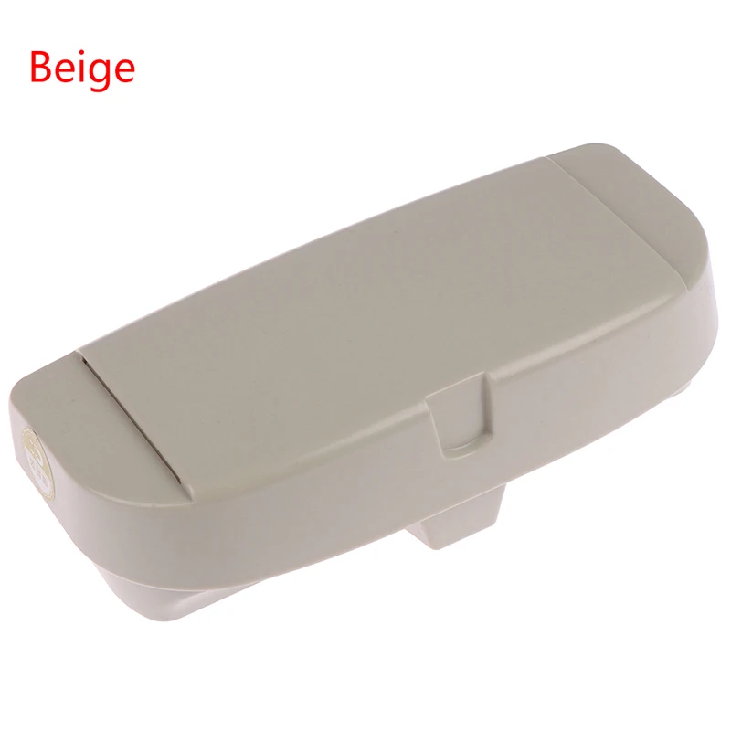 beige Футляр для очков Многофункциональный футляр для очков коробка держатель для очков в автомобиль универсальные солнечные очки держатель аксессуары - Название цвета: beige