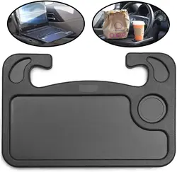 Volant de voiture Portable, plateau, Table à manger pour voyage, pour aliments et ordinateurs portables 