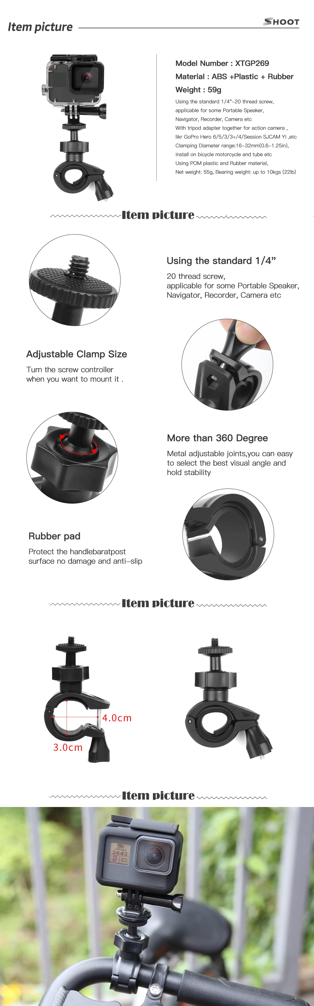 ZH3 Z поворотная головка штатива типа Z для Canon Nikon sony DSLR камеры из алюминиевого сплава