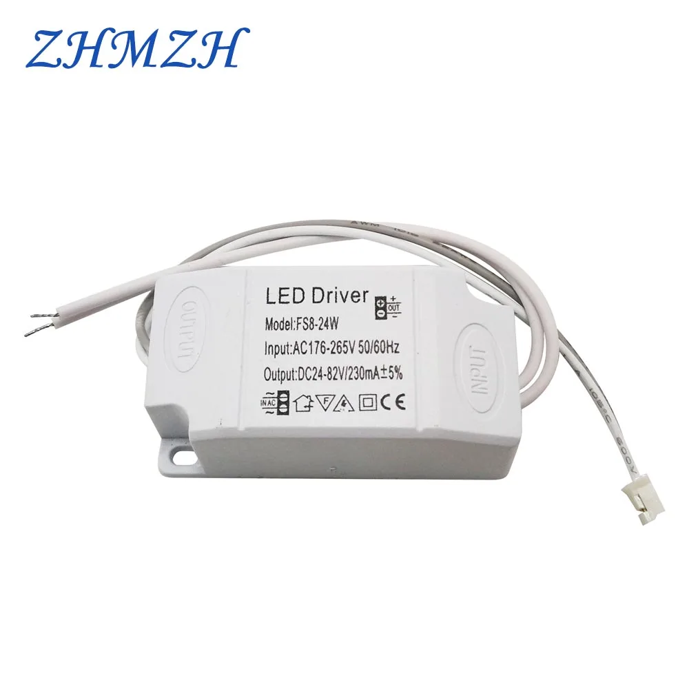 824W LED Constant Current Driver 230mA DC Output Power Supply 176265V