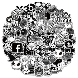 Autocollants Logo de marque Cool, 10/30/50/100 pièces, décalcomanies imperméables esthétique Rock Graffiti pour ordinateur portable, Skateboard, moto, jouet pour enfant à faire soi même 