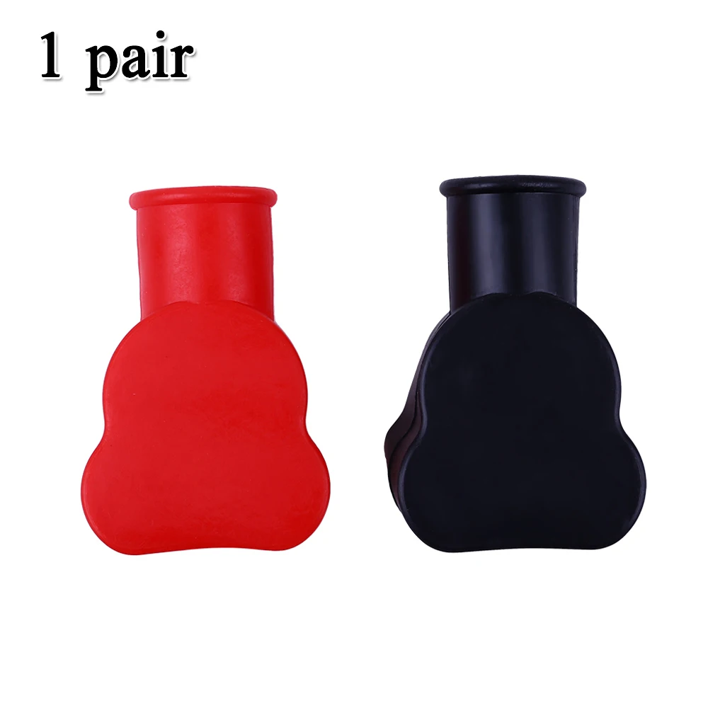

2x Rubber Positive Battery Terminal Cap Insulating Boot Cover For Car Motorcycle