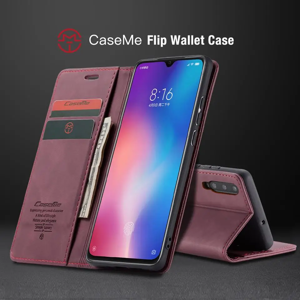 Чехол me для Xiaomi Mi9, Роскошный чехол из искусственной кожи с откидной крышкой, защитный чехол для Xiaomi Redmi K20 Pro Redmi Note8 Pro, чехол