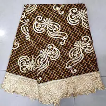 Miss. L популярная африканская восковая кружевная ткань высокого качества 6 ярдов/шт для вечерние платья