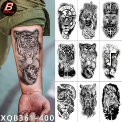 Tiger Symbol Of 2022 Temporary Tattoo Stickers Large Size Men Tattoo Waterproof Lasting Sticker Dropshipping Fake Tatto
