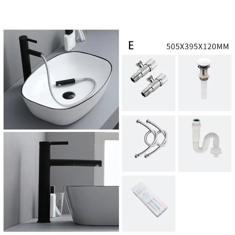 MODEL I Bacia Lavagem Bagno Lavabo Sobre Encimera Para Umywalka Nablatowa De Waschbecken Туалет Pia Cuba Banheiro раковина для ванной комнаты - Цвет: MODEL I