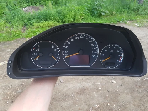 Хромированный набор колец для приборной панели Mercedes Benz W210 00 02 / W202 02|for mercedes benz|gauge