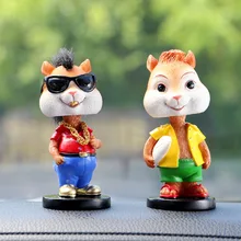 Креативные крутые Мультяшные качающиеся головы Автомобильные украшения в стиле панк приборная панель игрушка украшение автомобиля интерьер автомобиля кукла Симпатичные авто аксессуары