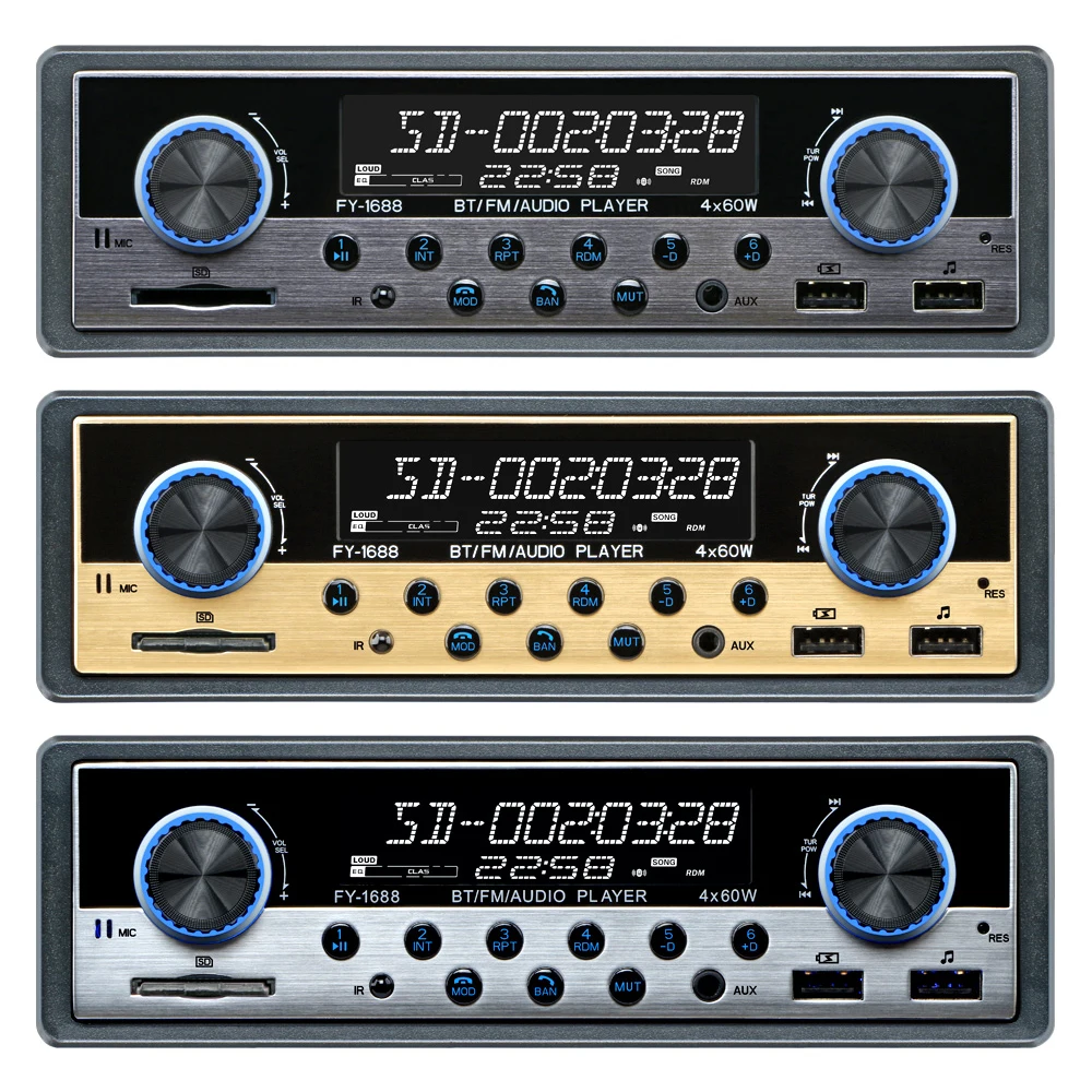 Автомагнитола 1 din Bluetooth FM MP3 Aux|Автомобильные радиоприемники| |