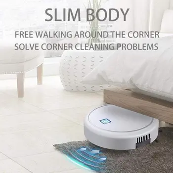 

Intelligent Sweeping Robot Vacuum Cleaner Robot Pet hair Vacuum Powerful Suction Cleaner Sweep and Wet Mopping Disinfection For