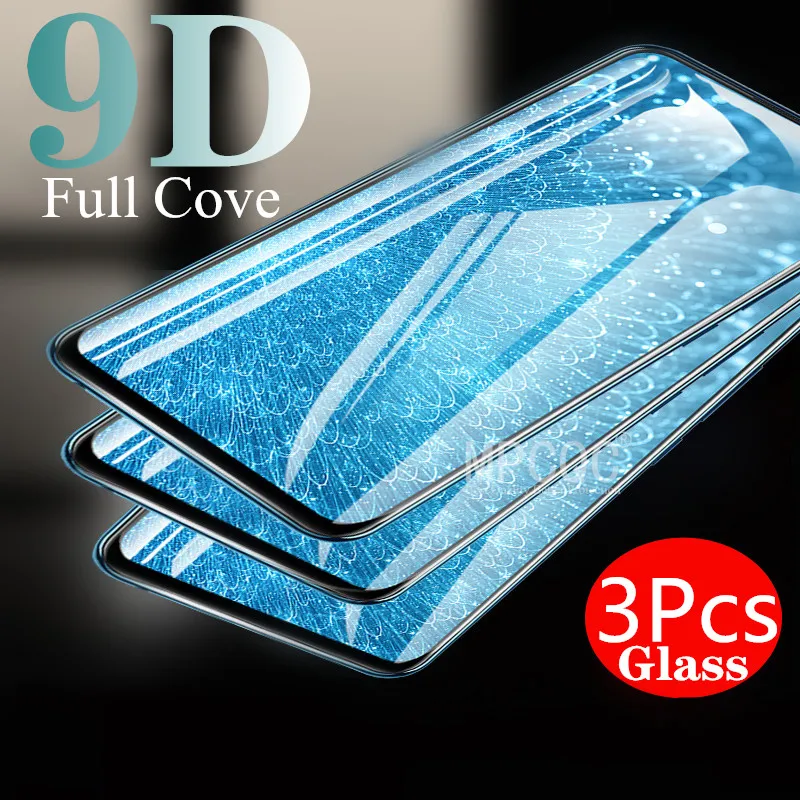 

9D Full Cove Tempered Glass For ViVO iQOO Pro iQOO Neo Screen Protector Glass For Vivo S1 Pro V15 Z5X Z3X Y3 Y12 Y15 Y17 Glass
