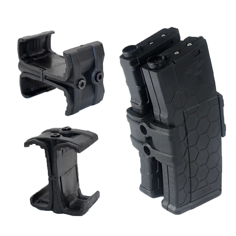 Tactical Clip Rifle Dual Parallel Magazine For AK AR15 M4 Mag595 Airsoft Universal Link Round Cartridge Speed Loader Accessories