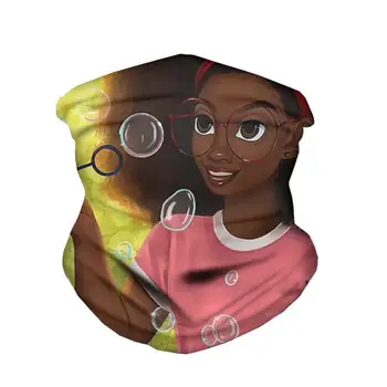 

HYCOOL Fashion Face Cover Balaclava African Girl Print Outdoor Sport Hiking Cycling Magic Headband Winter Wind-proof Scarf Mask
