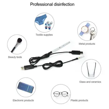 

UVC LED Sterilization Lamp Strip UV Disinfection Lamp Car Home Dual Purpose Handheld Disinfection Mask Sterilization Car Lamp