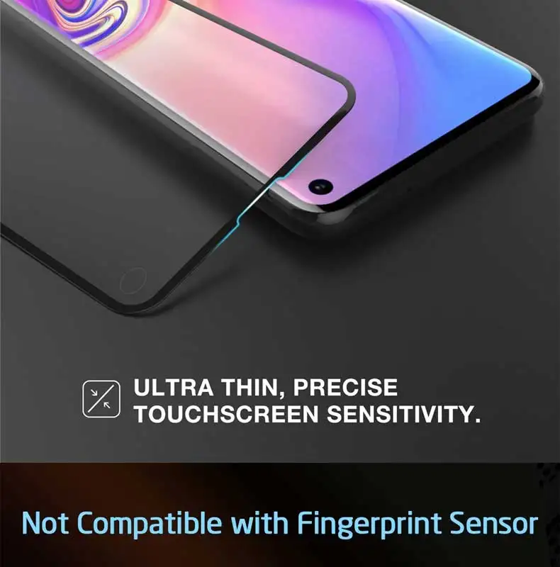 150D изогнутое полное покрытие из закаленного стекла для samsung Galaxy Note 10 Pro 10+ S10 Plus S10E S10 Защитная стеклянная пленка для экрана