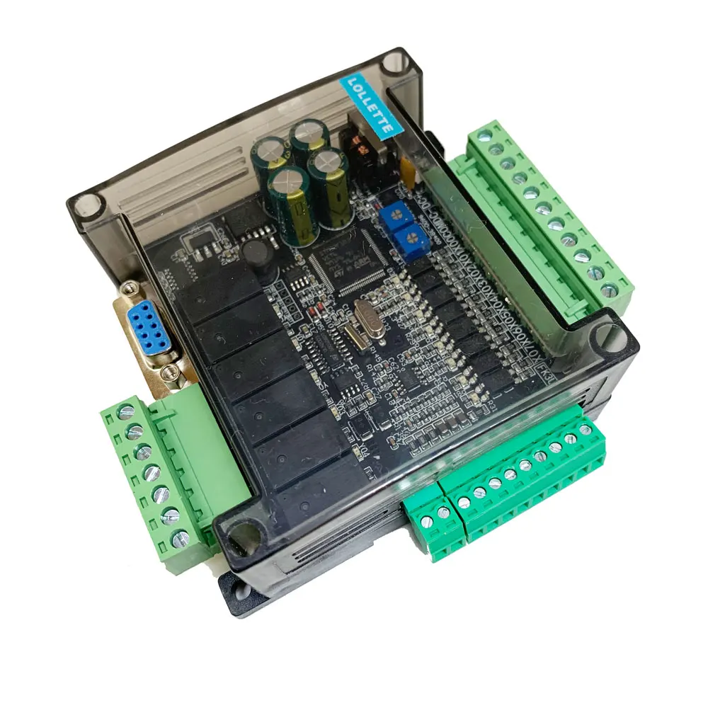 LE3U FX3U 14MR 6AD 2DA RS485 8 вход 6 релейный выход 6 аналоговый вход 2 аналоговый(0-10 В) выход plc контроллер RTC(часы реального времени