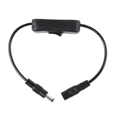 Светодиодные ленты переключатель постоянного тока 5,5x2,1 мм Штекерный разъем для подключения кабеля питания