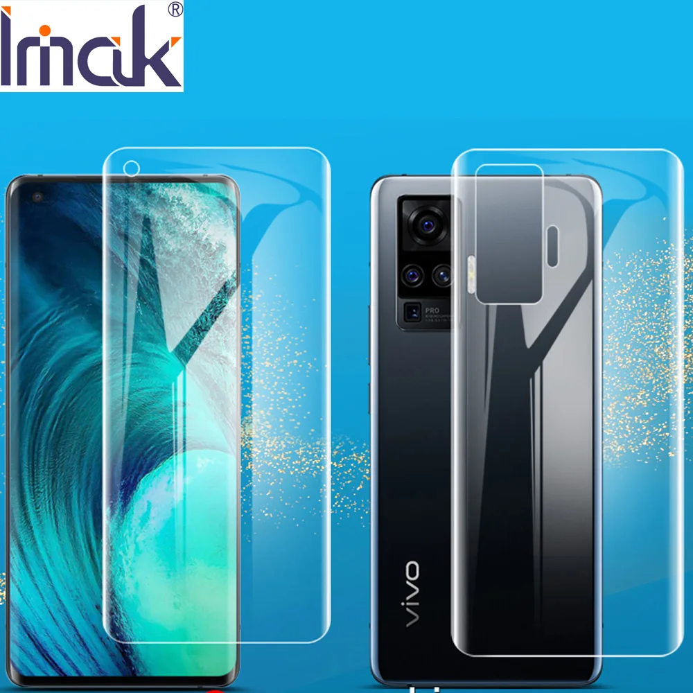 Гидрогелевая пленка imak Для vivo X50 Pro мягкая защитная для задней передней и панели