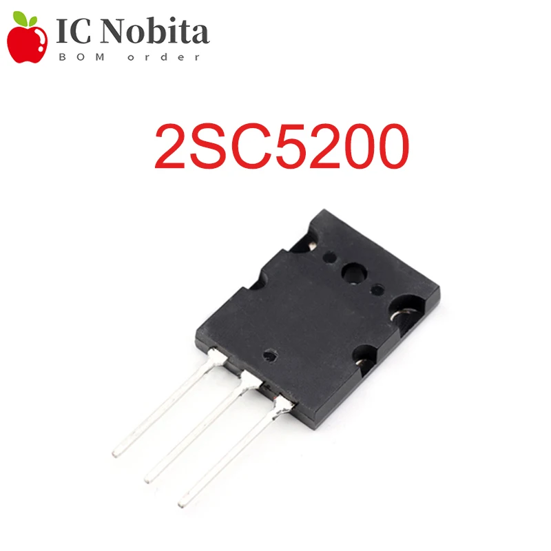 

2PCS 2SC5200 TO-3PL C5200 TO-3P IC New