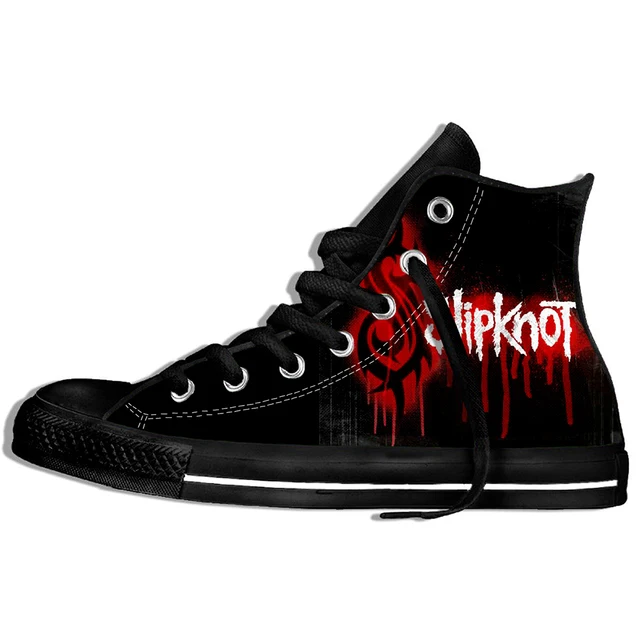 US $25.49 2019 Hot Fashion Printing hIgh top Sneakers Slipknot Unisex Lightweight Casual Shoes