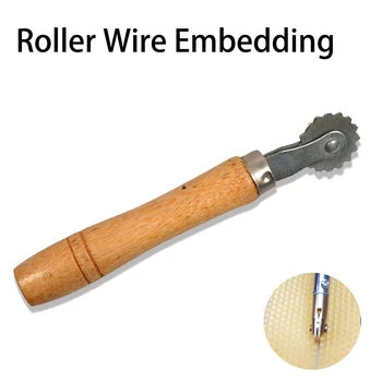

Roller Wrie Embedding Beehive Tool Beekeeping Tools Metal Honey Wire Embedder Apiculture Equipment
