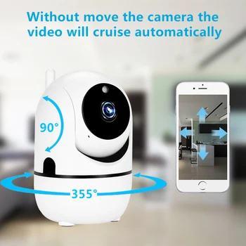 

Smart Auto Tracking Human Home Security Surveillance CCTV Network 1080P Wireless IP Camera Cloud Wifi Camera