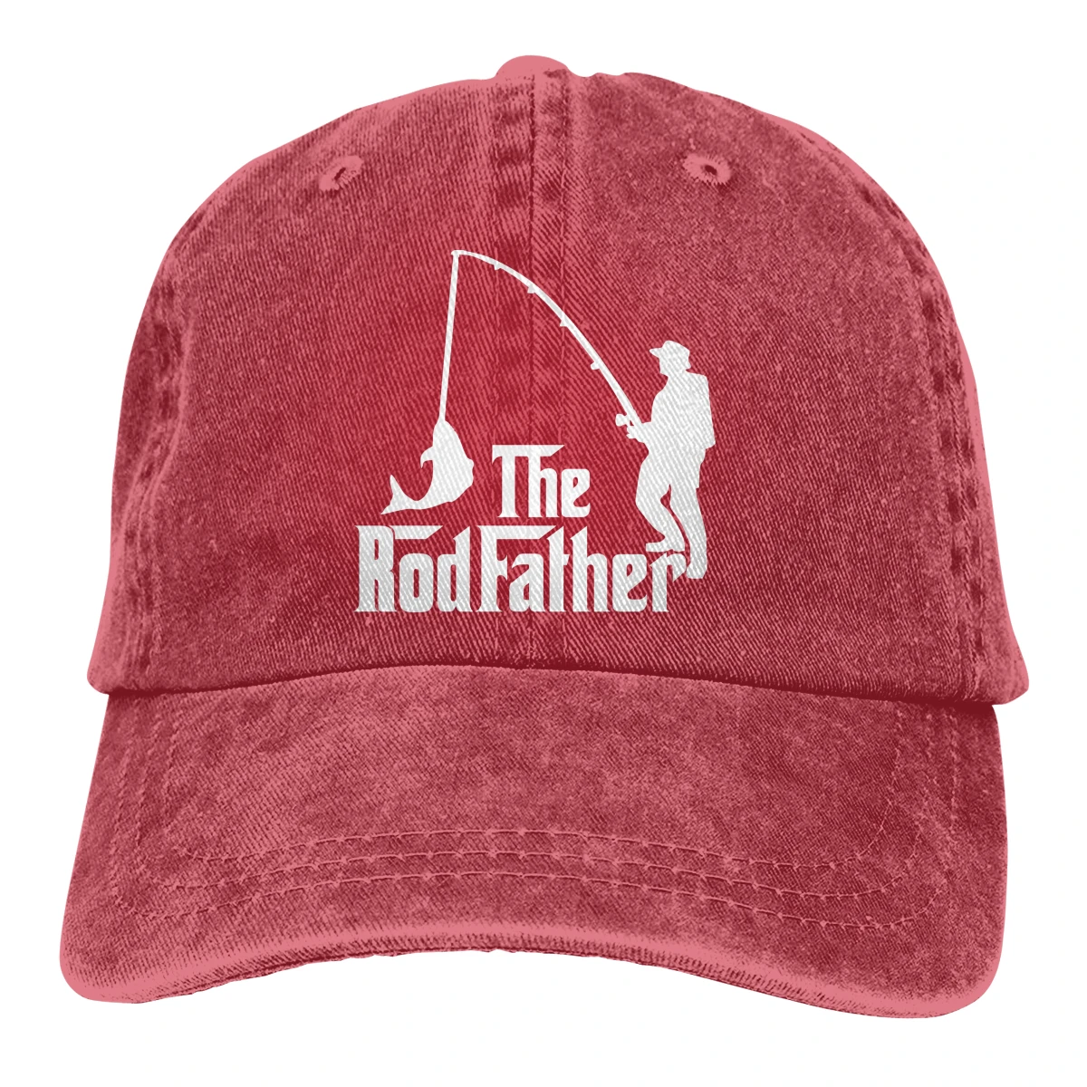 The Rodfather Casquette черные унисекс Мужские Женские джинсовые бейсболка с ремешком кепки регулируемые Гольф папа шляпа