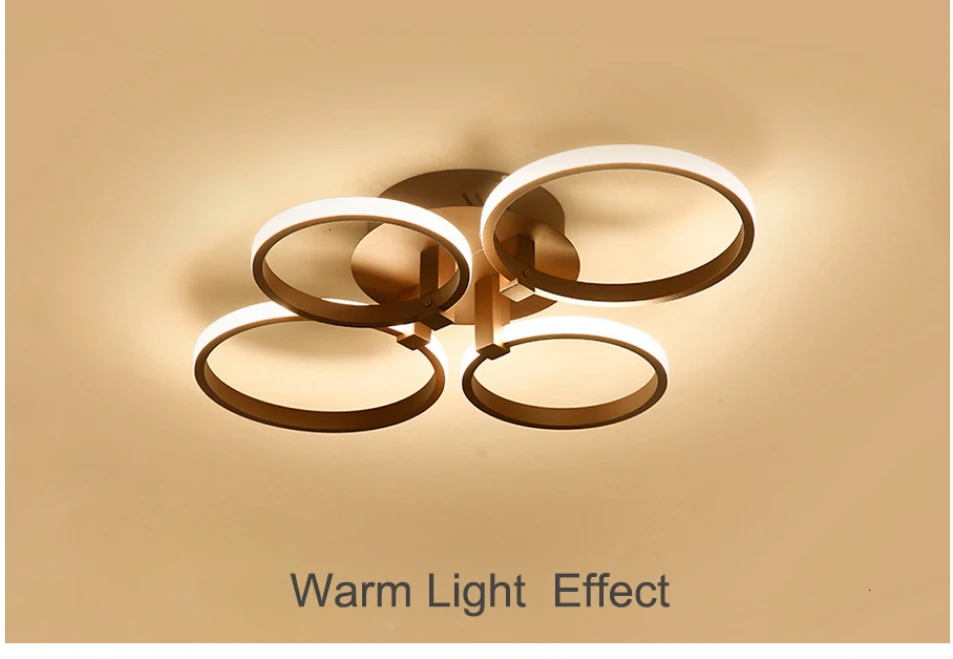 Современный светодиодный светильник для гостиной, спальни, столовой, Белый/кофейный светодиодный светильник-люстра Fixtur